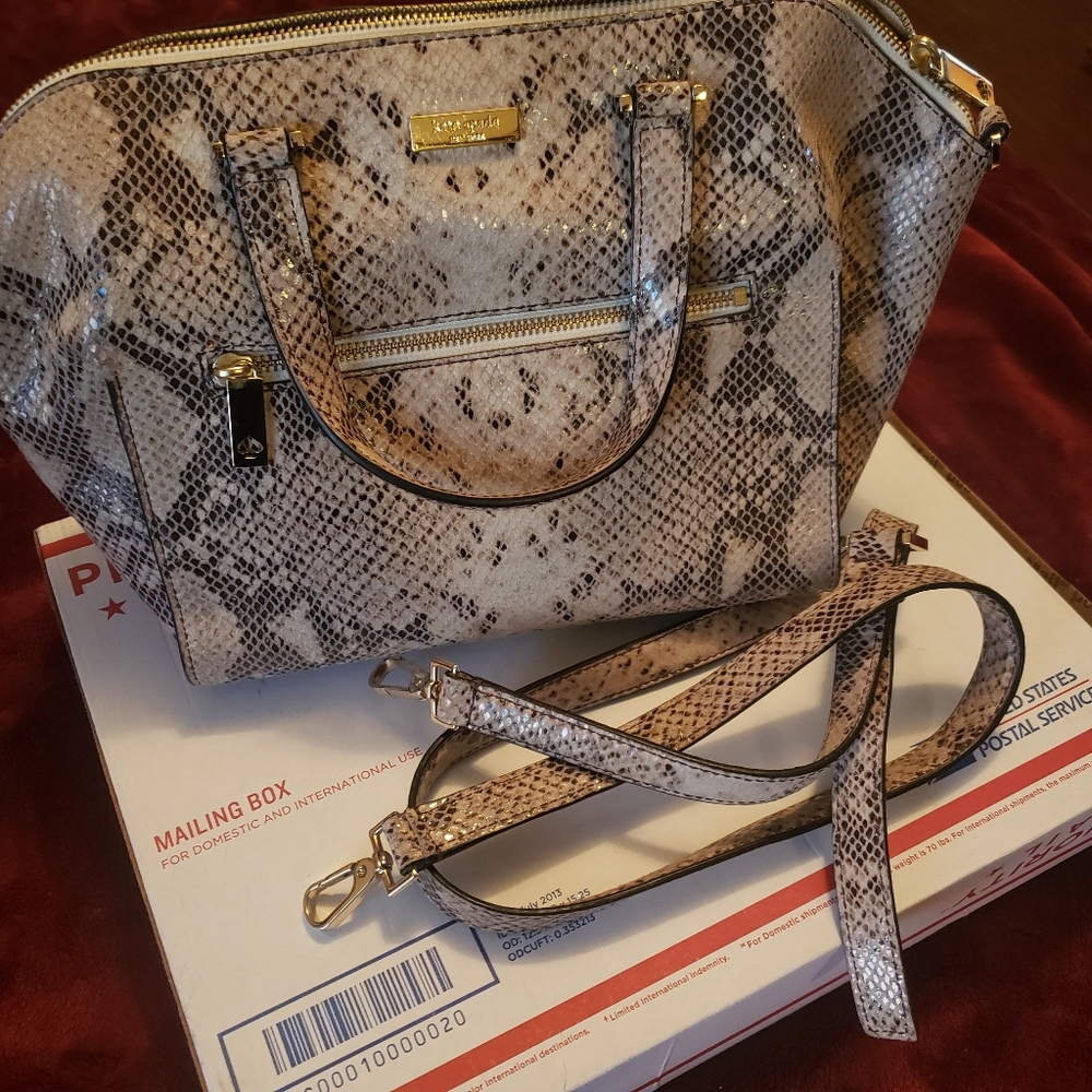 Kate Spade Snake skin handbag - Picture 3 of 4